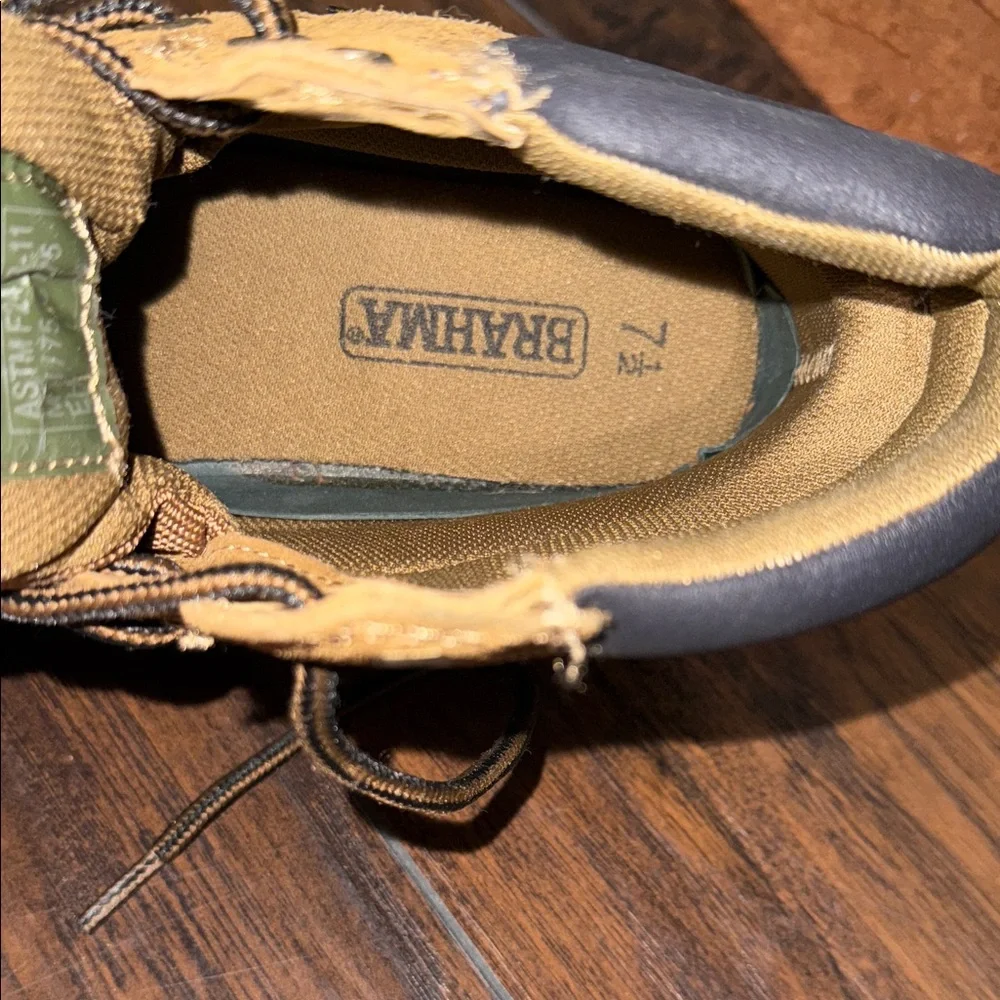 Men's Brahma Waterproof Steel Toe Suede Brown Boots